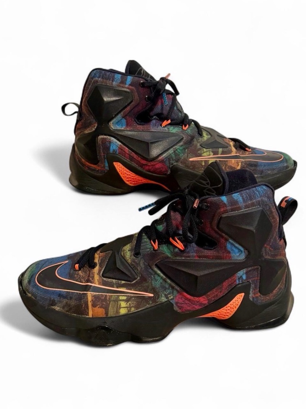Lebrons Nike 13 Akronite basketball sneakers 2015 mens sneakers shoes 12 black